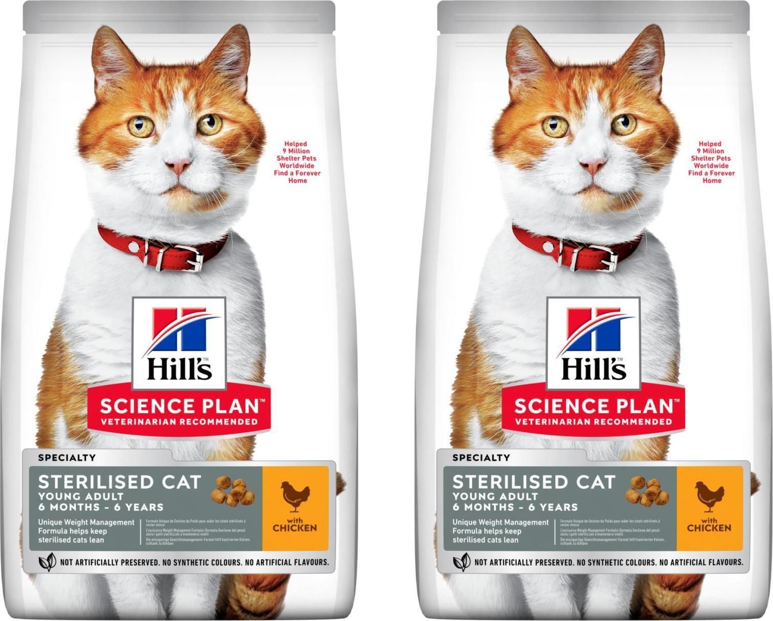 Hills sterilized sale cat