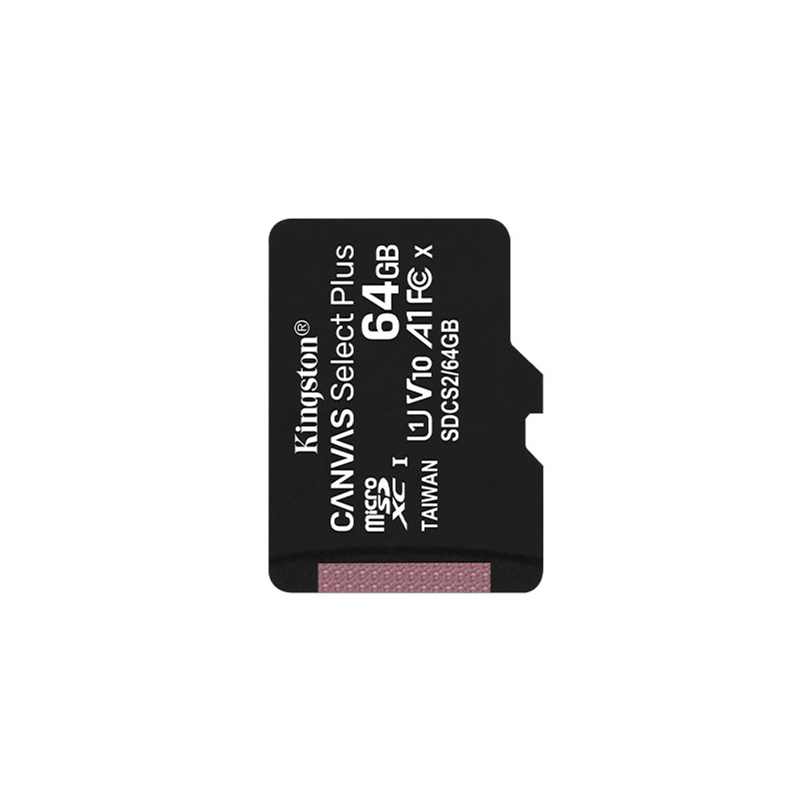 Карта памяти kingston microsd canvas select plus 128gb