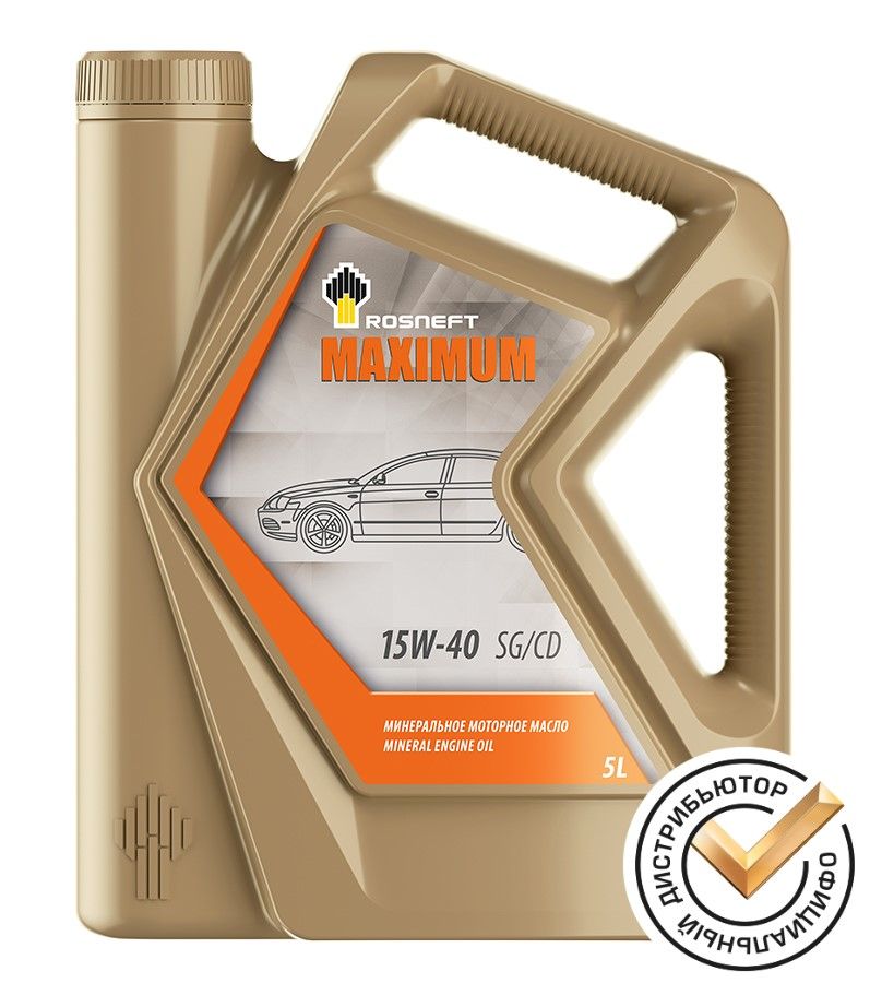 RosneftROSNEFTMAXIMUM15W-40Масломоторное,Минеральное,5л