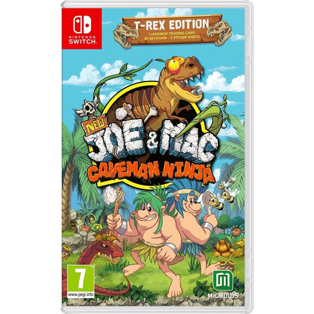 Игра New Joe and Mac: Caveman Ninja T-Rex Edition (Nintendo Switch, Русские  субтитры) купить по низкой цене с доставкой в интернет-магазине OZON  (1541984654)