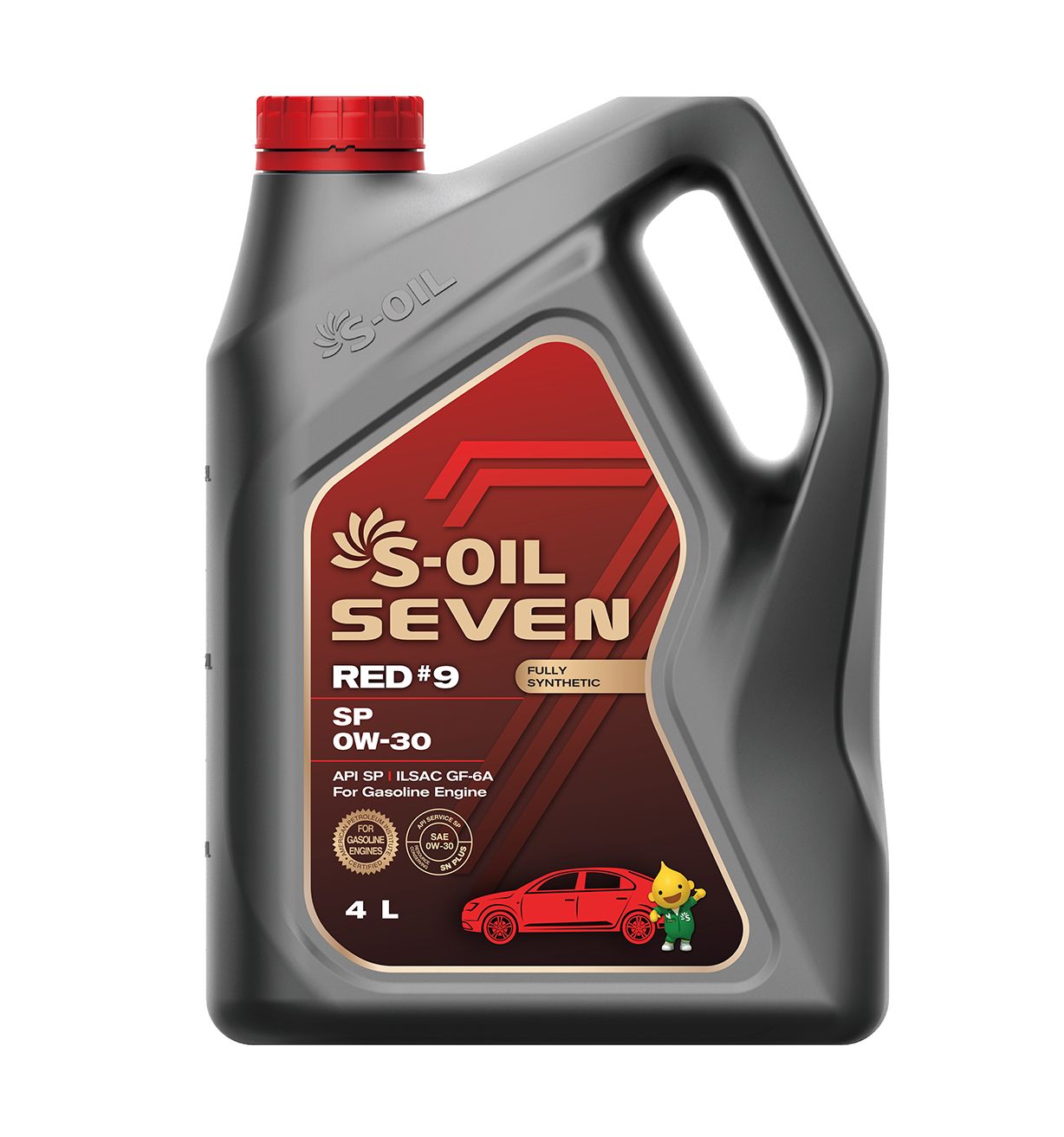 S-OILSEVENRED#9SP0W-30Масломоторное,Синтетическое,4л