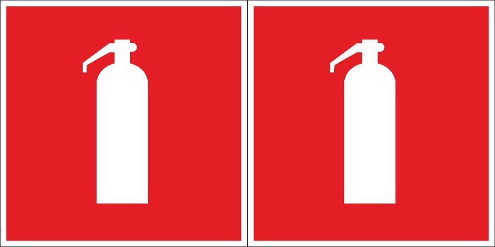 Знаки огнетушитель на пожарные шкафы