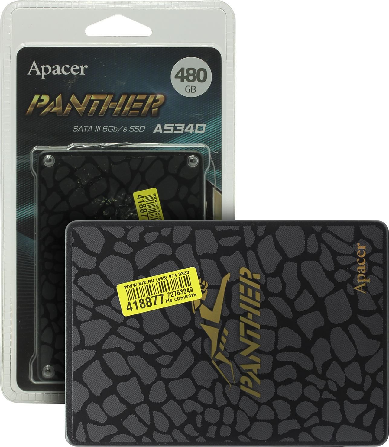 Ssd накопитель panther. SSD Apacer Panther as340 480 GB -. Apacer as340 120gb. SSD SATA 480gb Apacer ap480gas340g-1. Apacer Panther 480 ГБ SATA ap480gas340g-1.