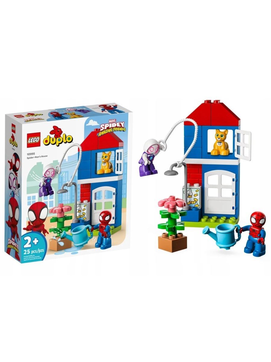 10995 Конструктор LEGO DUPLO Marvel Spider-Mans House Дом Человека-паука 25  деталей - купить с доставкой по выгодным ценам в интернет-магазине OZON  (847911534)