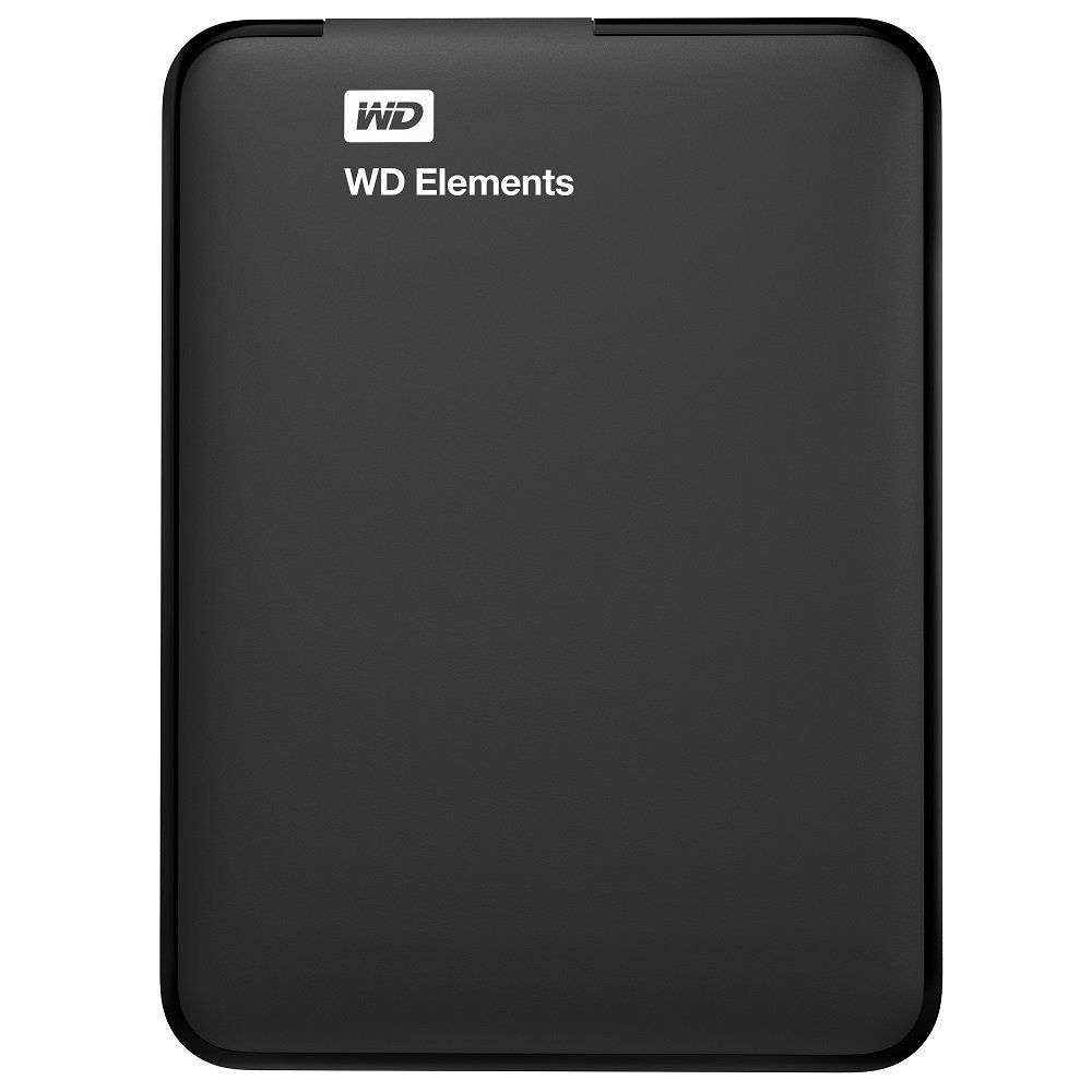 Western Digital 1 ТБ Внешний жесткий диск WDBUZG0010BBK-WESN (WDBUZG0010BBK-WESN), черный