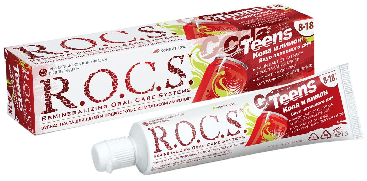 Rocs зубная паста Ozon