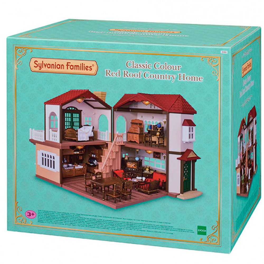 Sylvanian families большой дом с мебелью