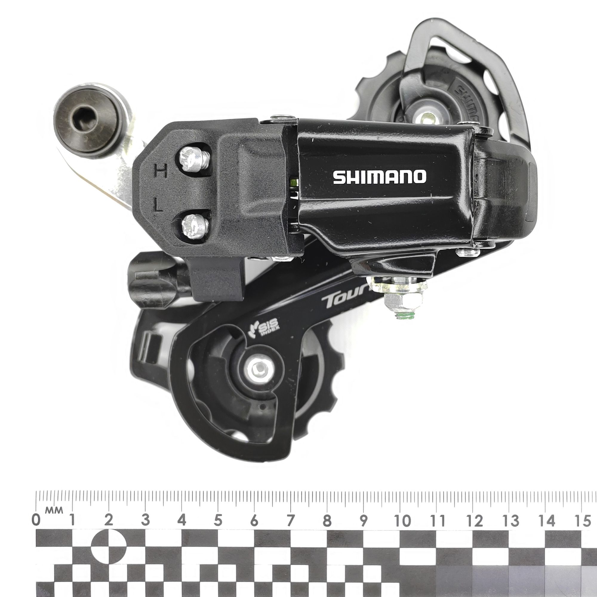 Shimano Переключатель задний для велосипеда RD-TY200, серия Tourney, 6-7 скоростей, крепление на петух (болт), черный — Товары для велоспорта