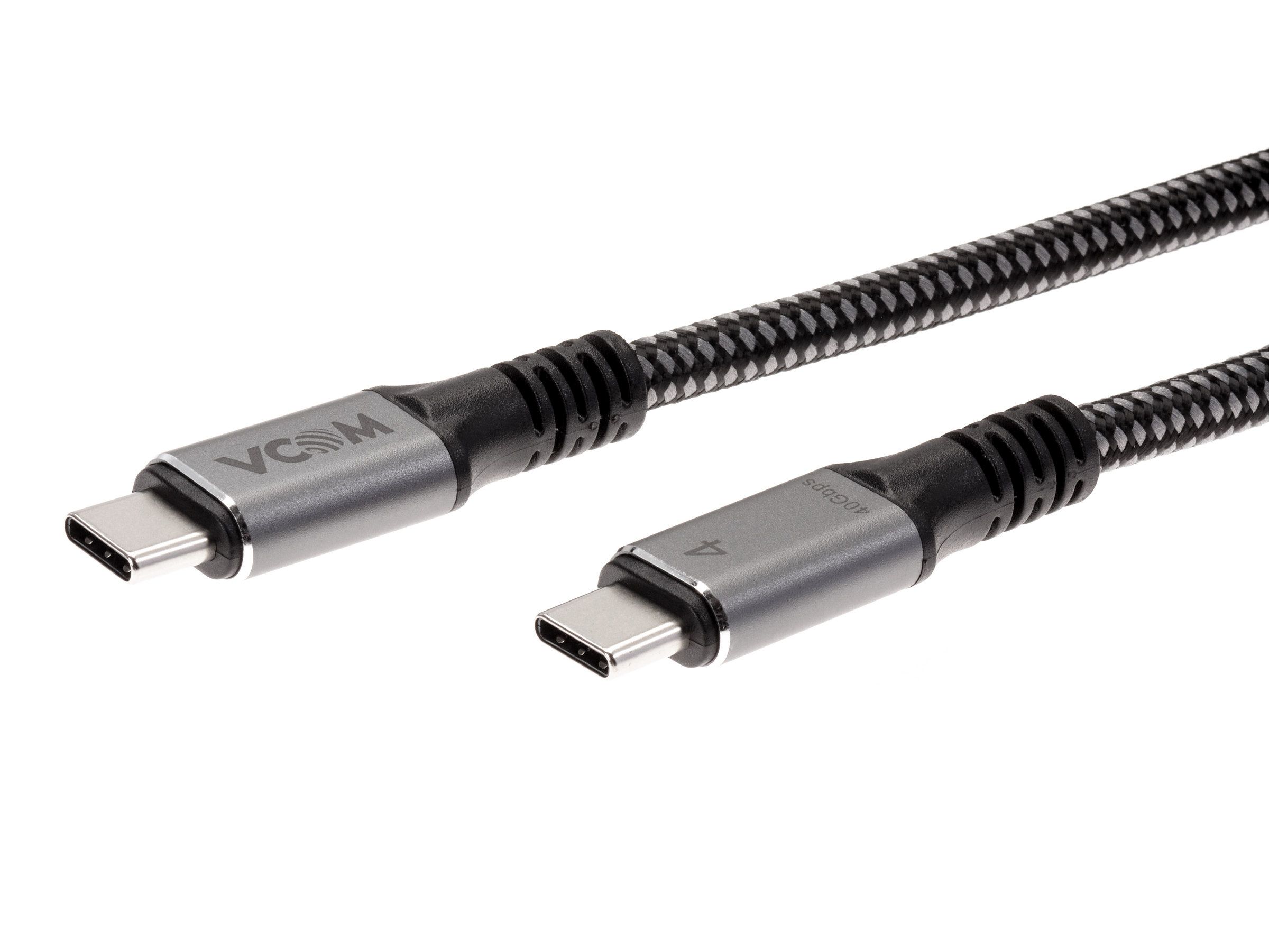 КабельUSB4TYPECVCOM1.2метрамедь5K60Hz40GBps5A100WPDсовместимсThunderbolt3(CU540M-1.2M)