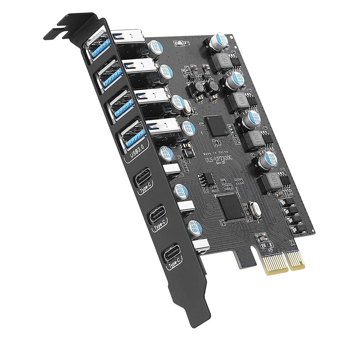 Плата pci usb 3.0. Порты PCI-E дополнительные USB. Host PC.