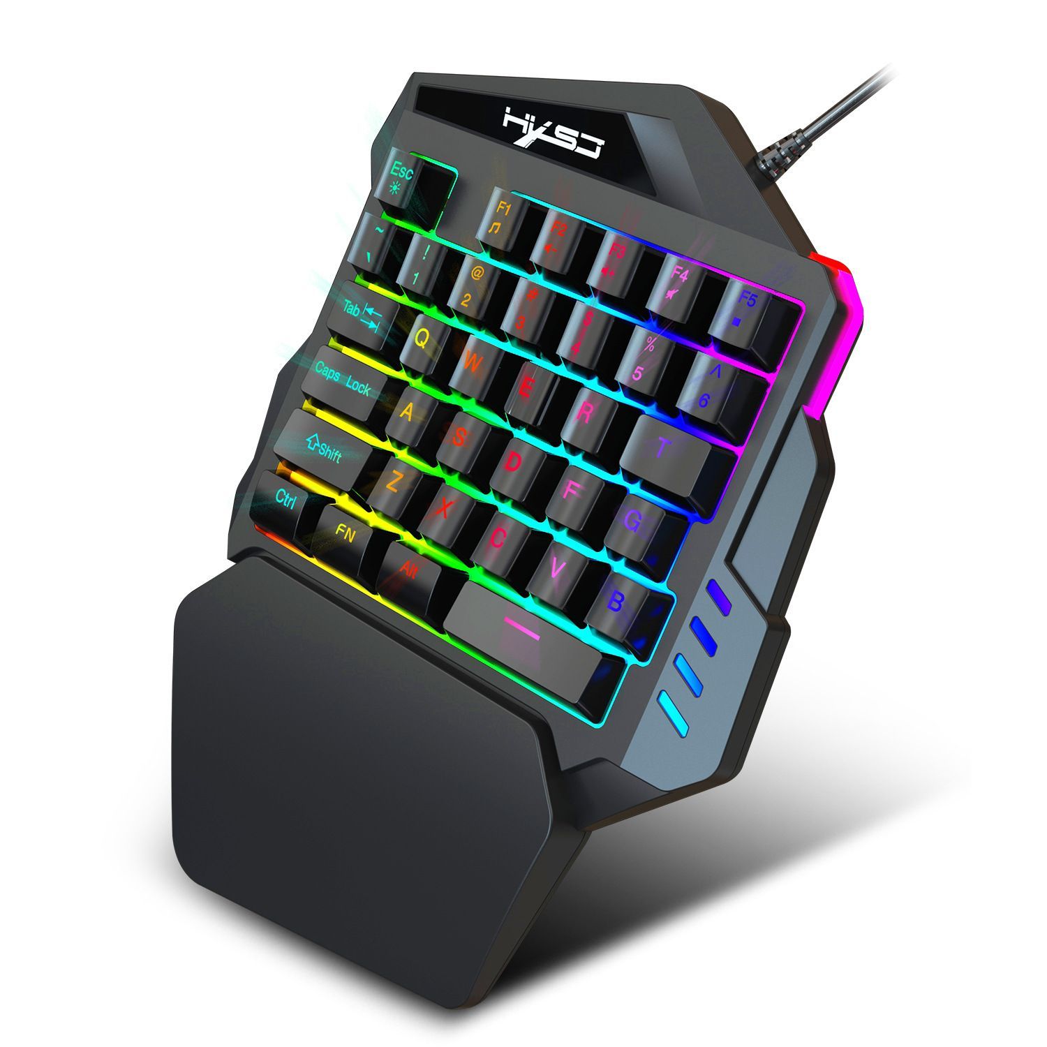 Игровая клавиатура для одной руки. HXSJ v100-2 клавиатура и мышь. Игровая клавиатура HXSJ v100. Программируемая мини клавиатура. Игровая клавиатура и мышь для телефона.