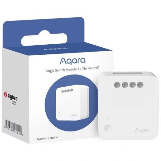 Одноканальное реле T1 Aqara Single Switch Module T1 (с нейтралью) With Neutral S