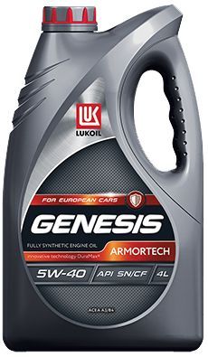 ЛУКОЙЛ(LUKOIL)GENESISARMORTECH5W-40,Масломоторное,Синтетическое,4л