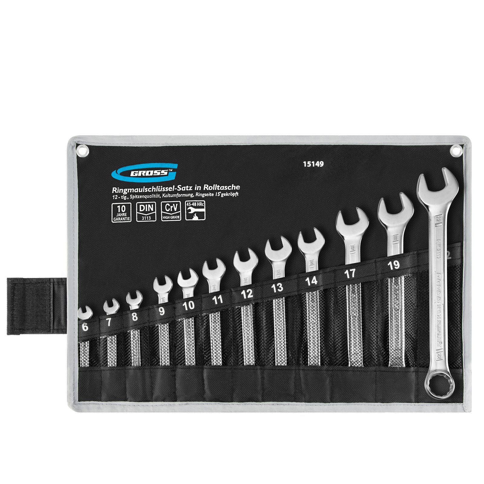 , crv, матовый хром// matrix 15410. набор ключей gross. 15475 набор ключей комбинированных, 6-22 мм, 10 шт, crv, фосфатированные. набор ключей комбинированных 6 22. набор ключей комбинированных 6 22.
