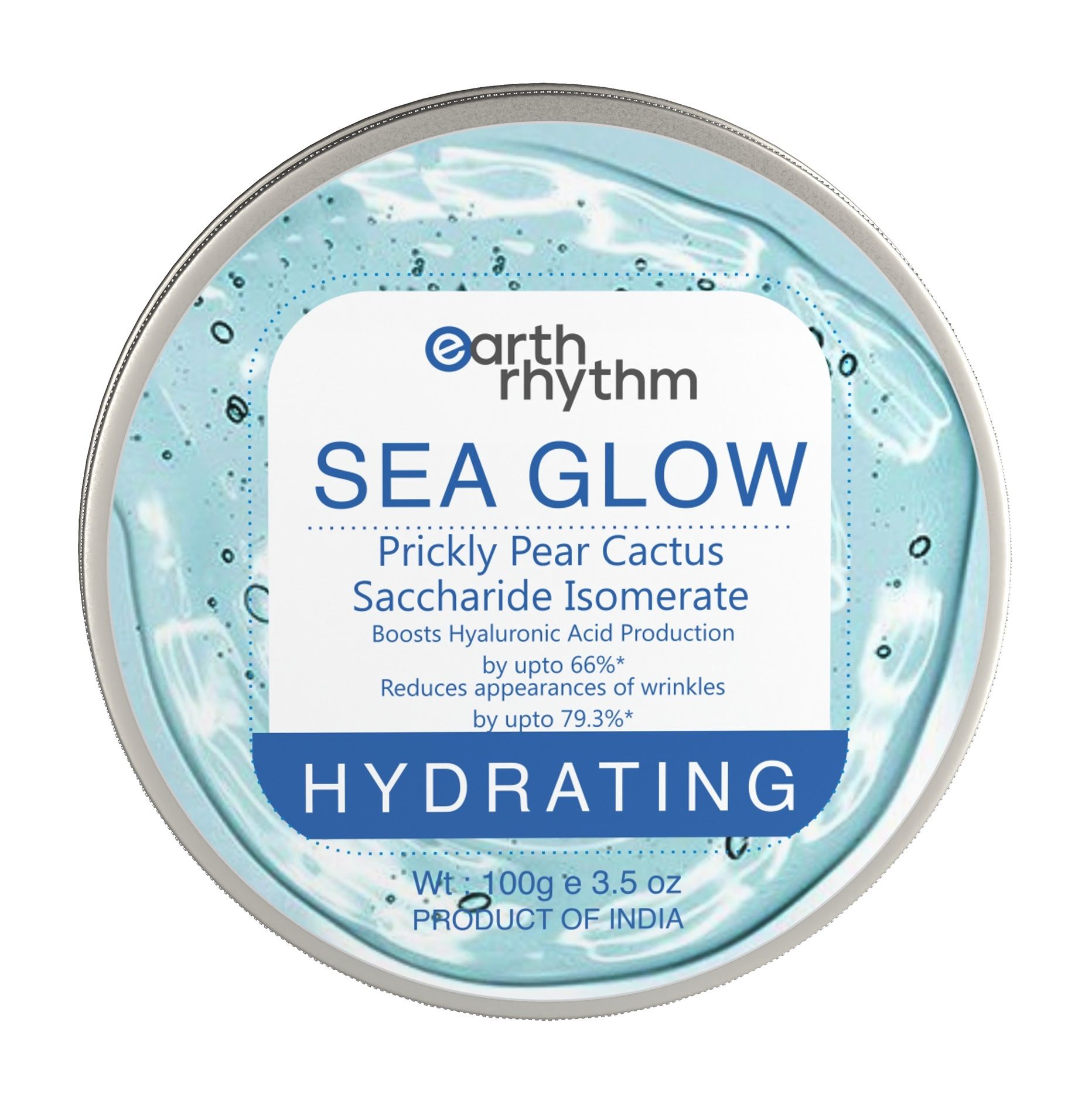 Glowing gel. Earth Rhythm.