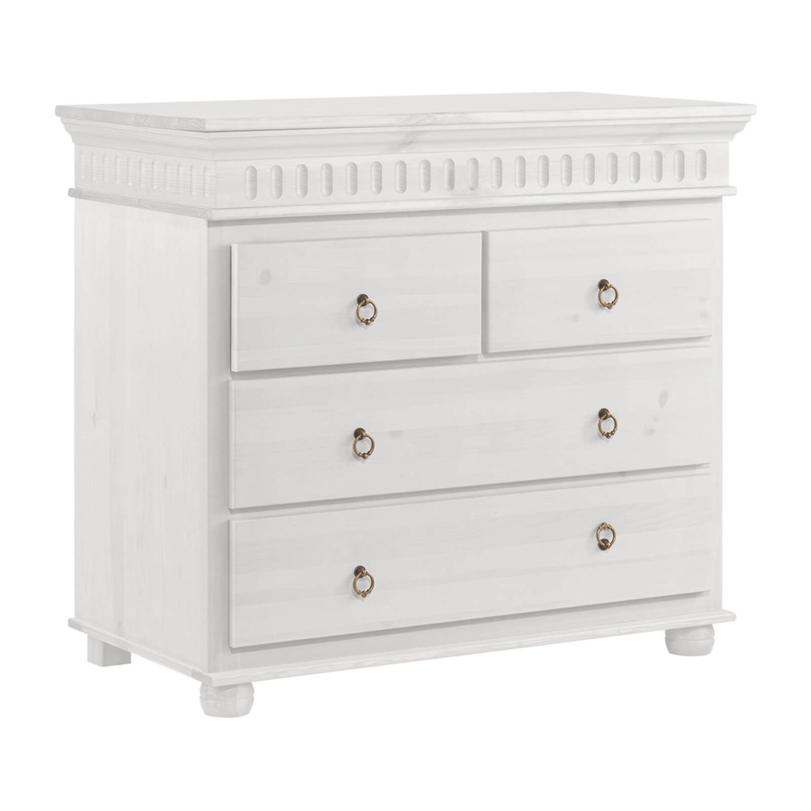 hemnes хемнэс тумба прикроватная белая морилка 46x35 см