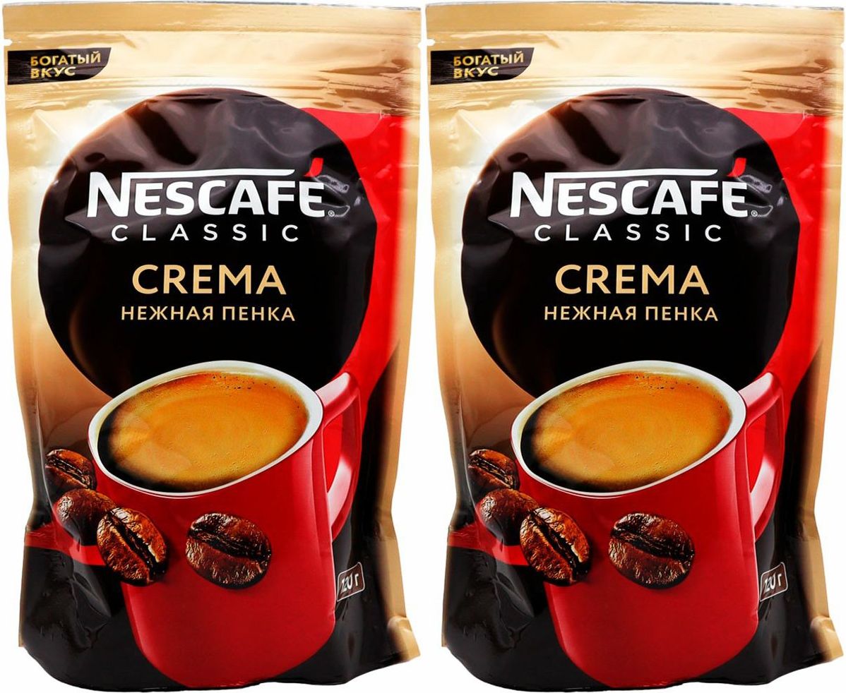 КофеNescafeClassicCrema,комплект:2упаковкипо120г