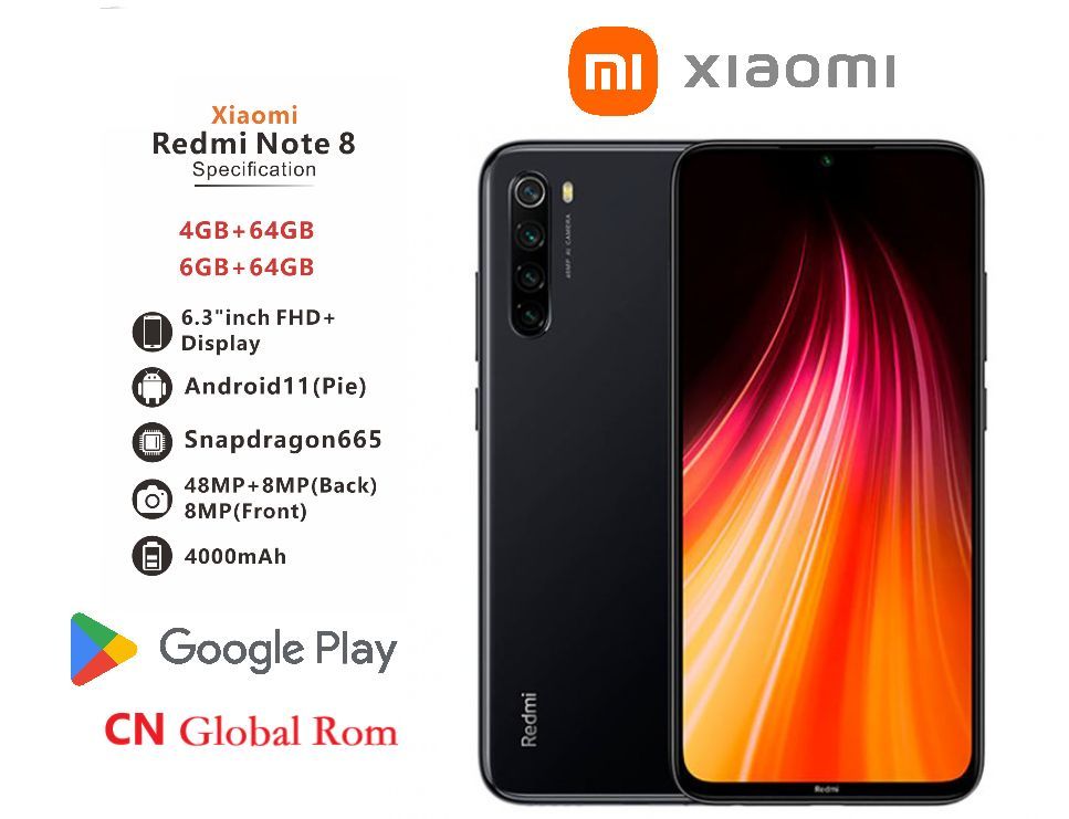 redmi note 8 4gp 64gb