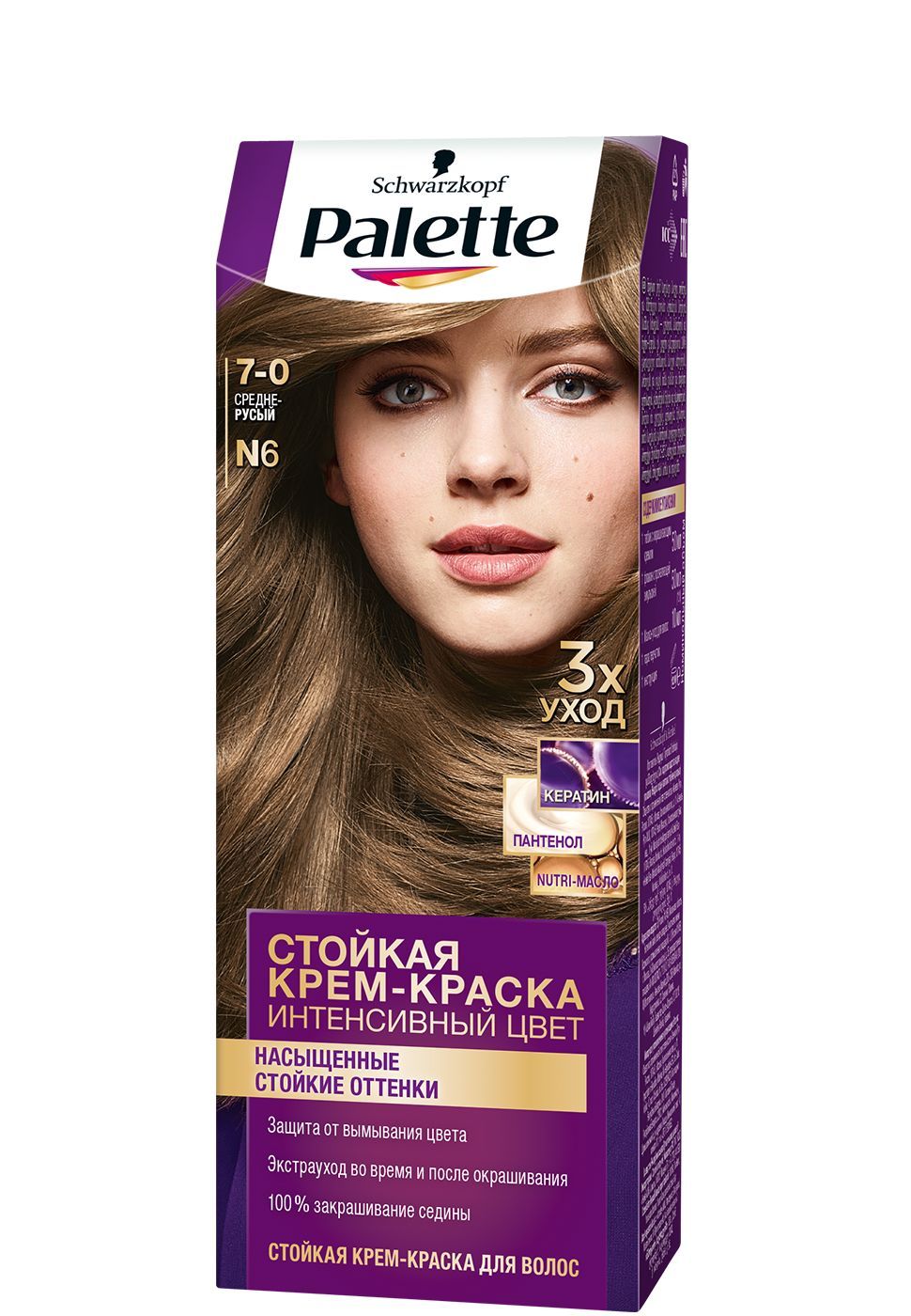 Palette краска n6 ср-русый