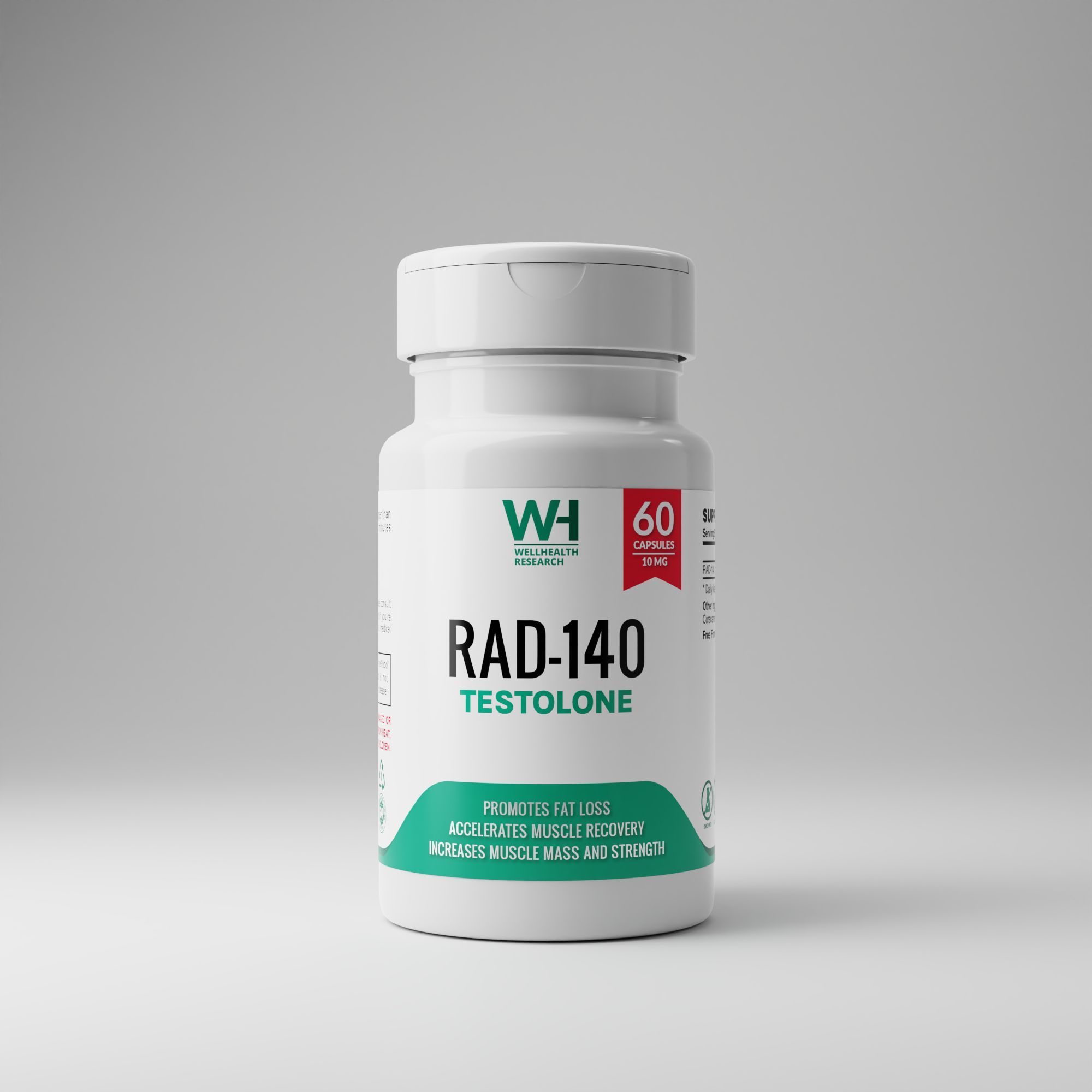 Радарин 140 10mg RAD-140 60 КАПСУЛ Well-Health Research - купить с  доставкой по выгодным ценам в интернет-магазине OZON (848336283)