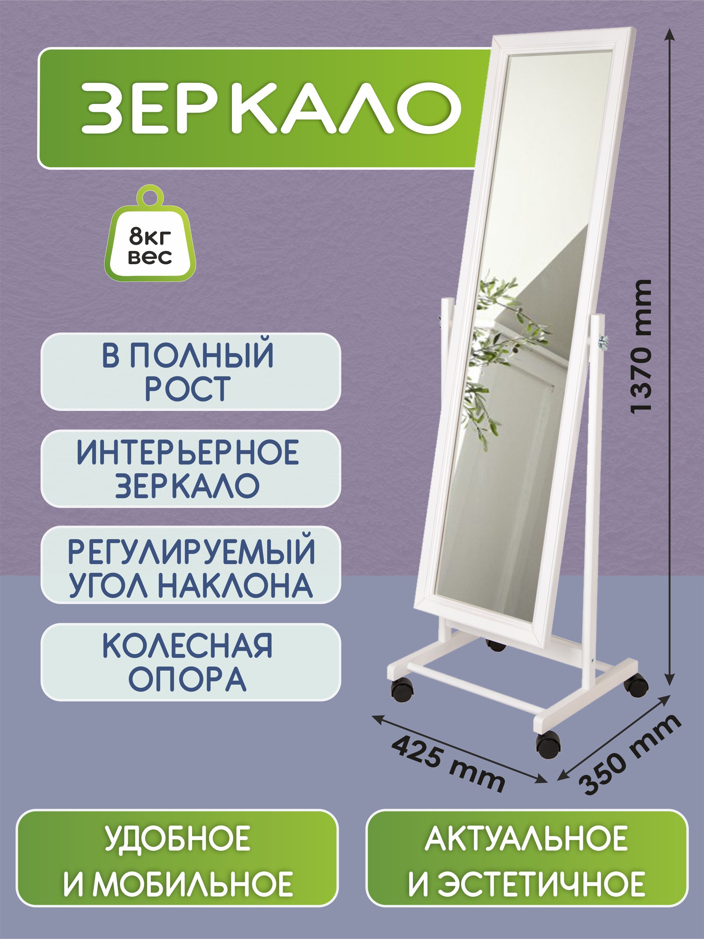 Расстояние между тумбой и зеркалом