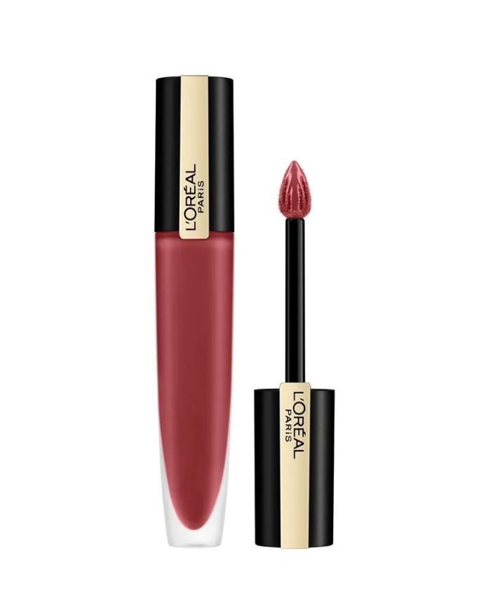 Помада для губ l oreal paris. Лореаль rouge Signature. L'Oreal Paris rouge Signature 121. Губная помада-тинт l'Oreal rouge Signature Matte. Помада - тинт для губ l'Oreal Paris rouge Signature матовый 109.