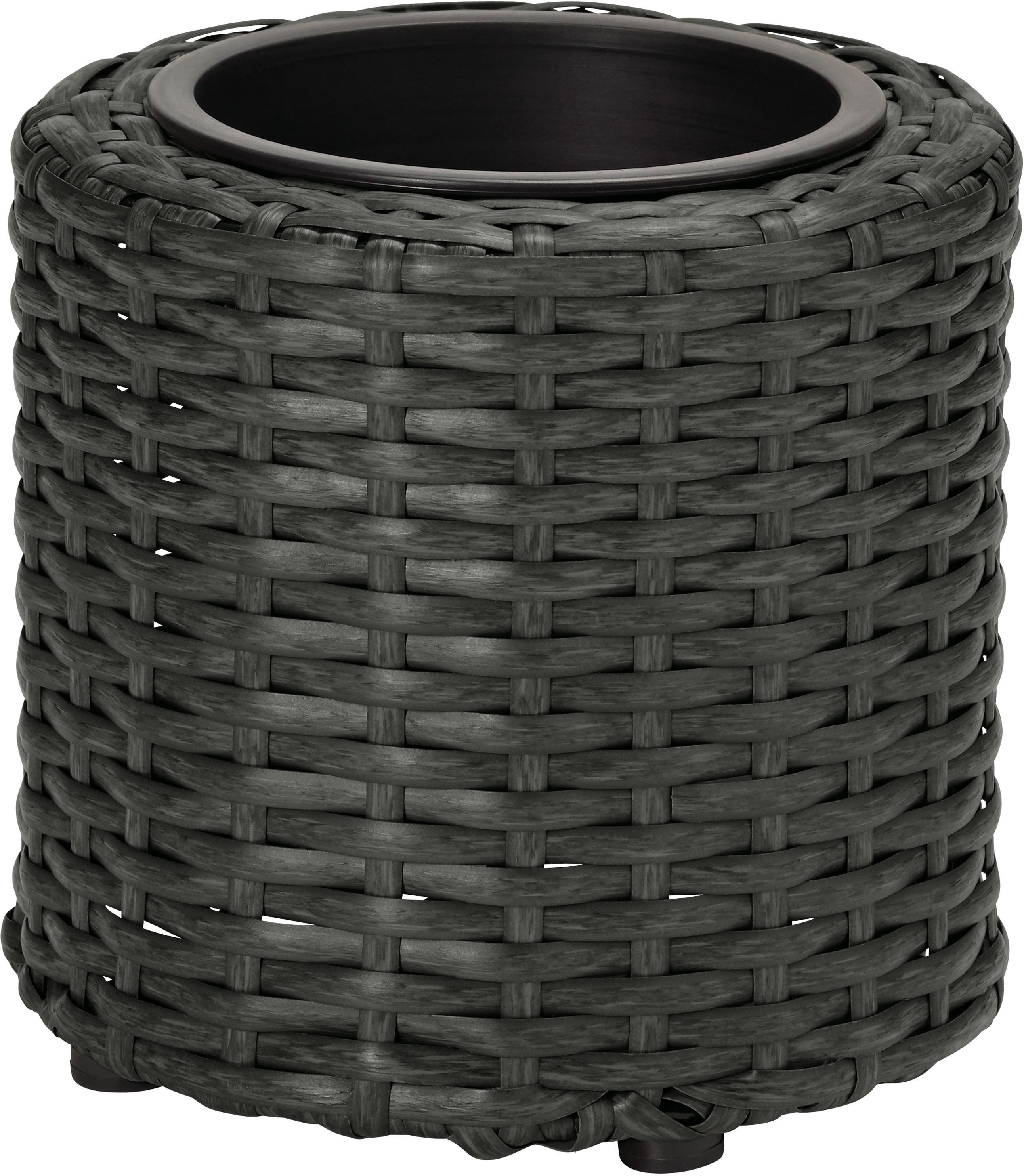 Obi горшок ротанг. кашпо из ротанга. комплект кашпо keter cylinder planters. кашпо ротанг оби. цилиндр из ротанга.