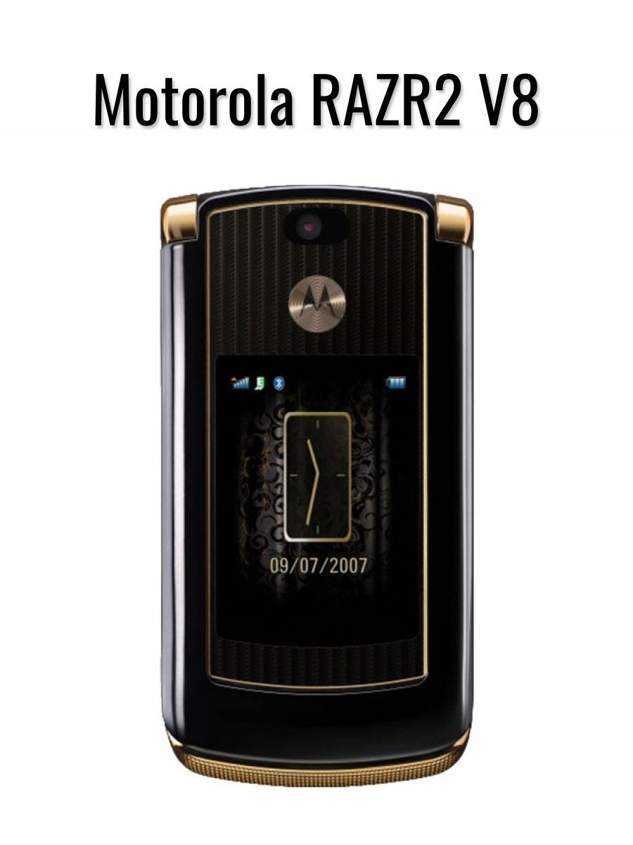 Мобильный телефон Motorola RAZR2 V8 Luxury Edition 2gb Gold, черный,  золотой - купить по выгодной цене в интернет-магазине OZON (1063996355)