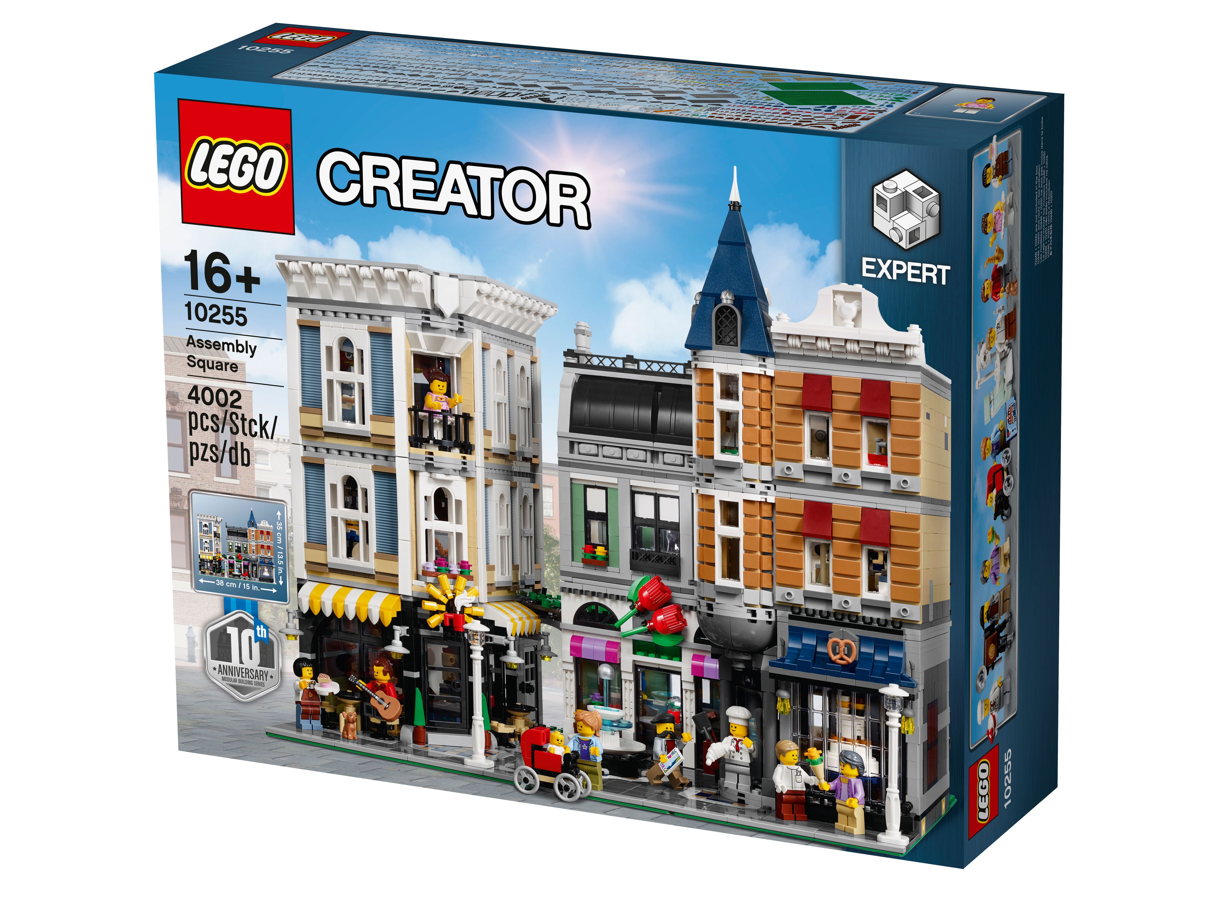 Конструктор LEGO CREATOR Городская площадь, 4002 детали, 16+, 10255