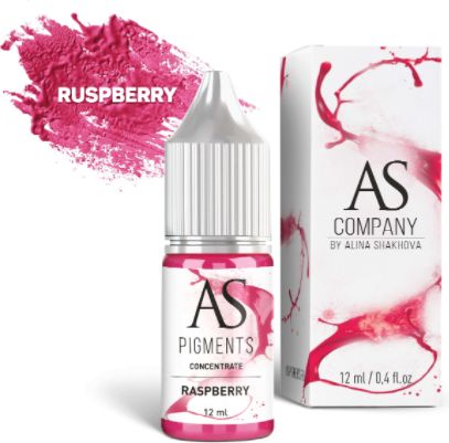 AS Company Пигмент Алины Шаховой для татуажа губ Raspberry (Малина), 12 мл