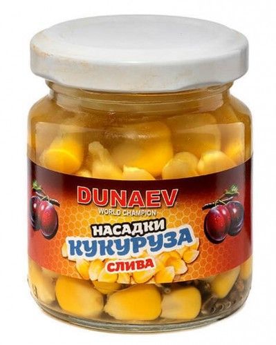 Насадки Dunaev КУКУРУЗА 0.10л СЛИВА (банка: стекло)