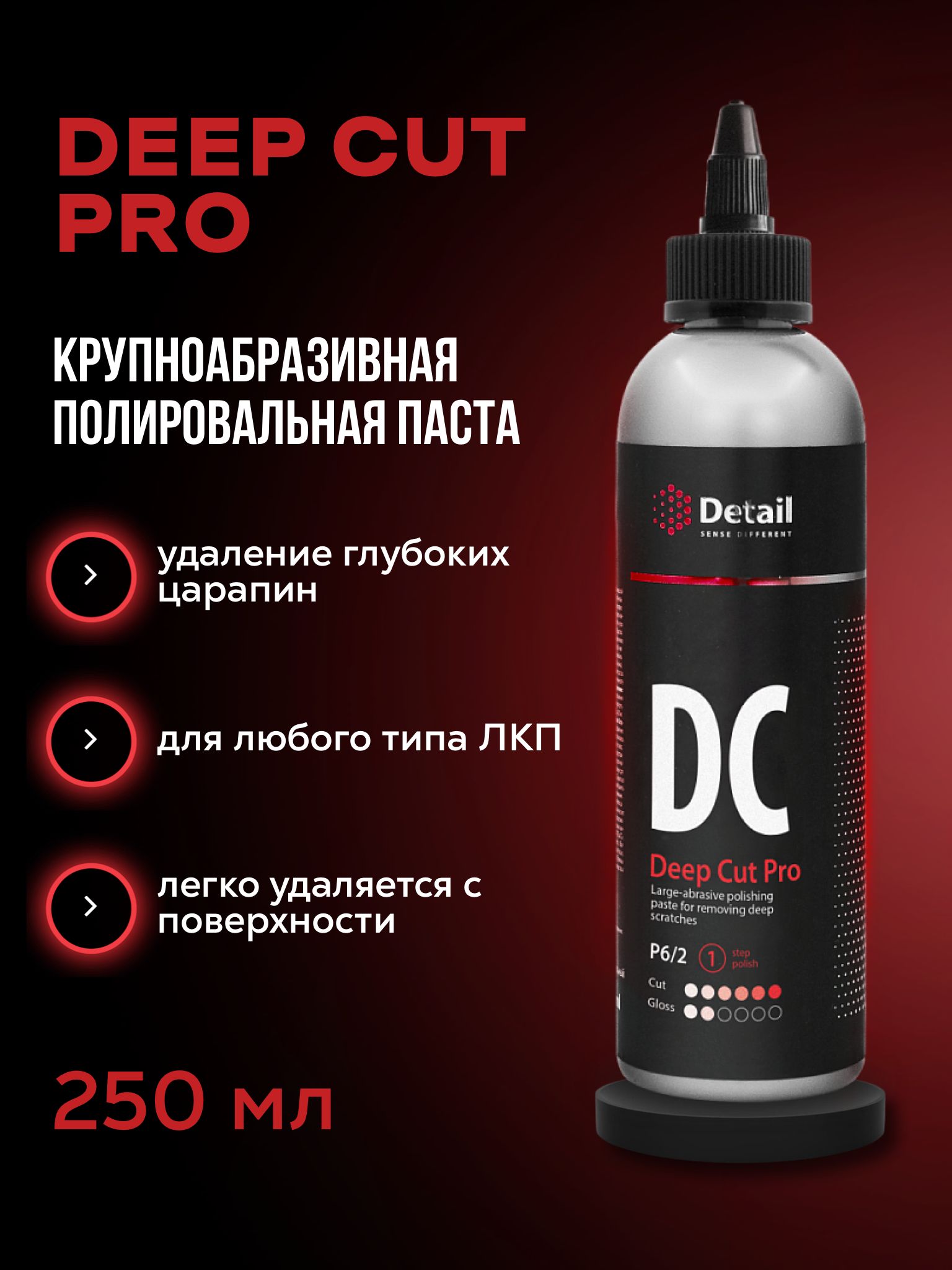 Deep detailing. Полироль detail. Detail FP fast Polish. Detail DC артикул: DT-0372. Detail автохимия в деле.