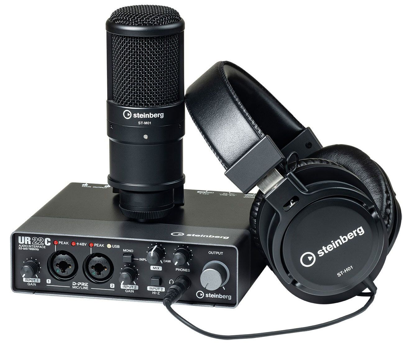 [新品]Steinberg UR22C Recording Pack Комплект для звукозаписи STEINBERG UR22C Recording Pack купить на