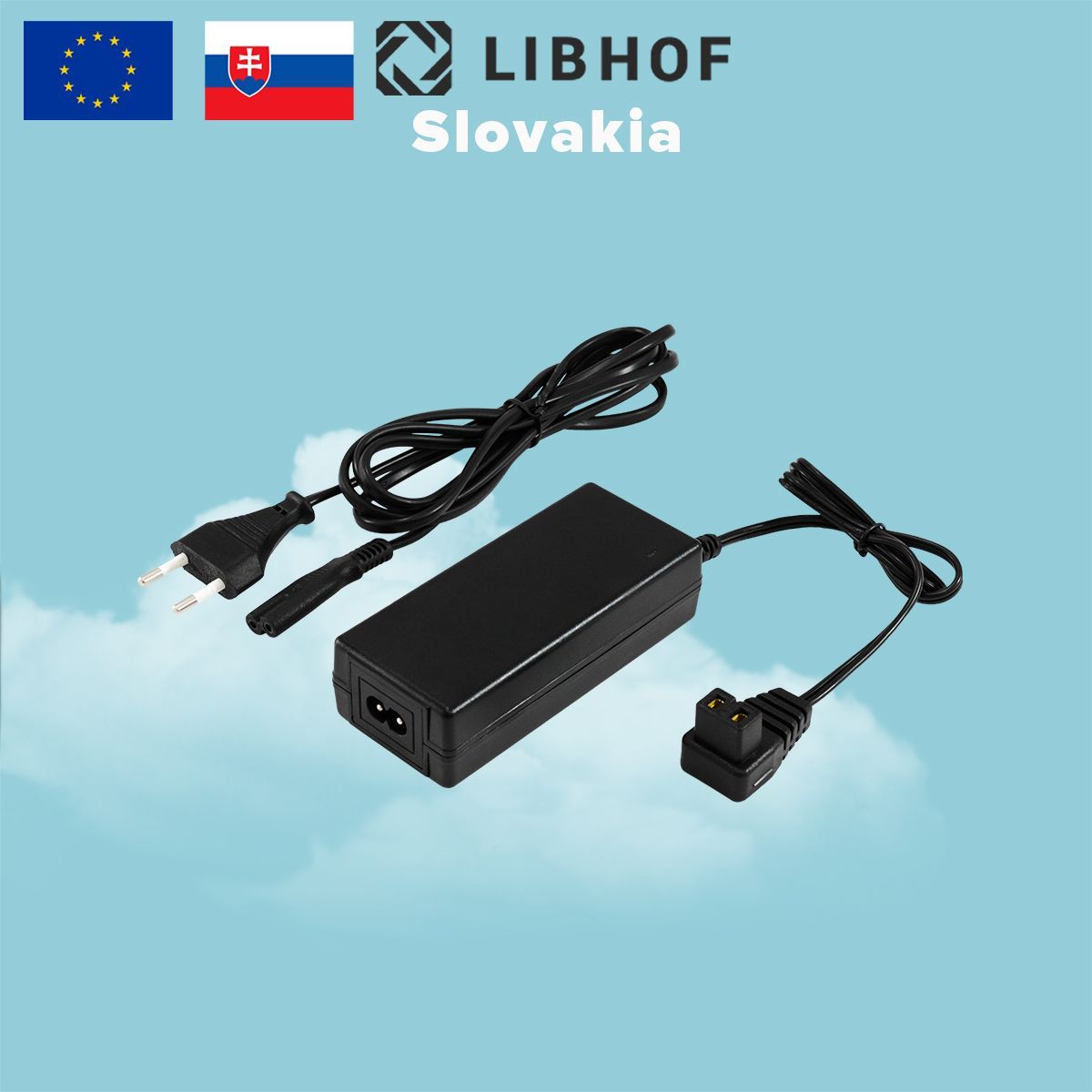 Блокпитаниясетиавтомобиля220ВLibhofдлякомпрессорныххолодильниковчерный