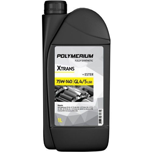 МаслотрансмиссионноеPOLYMERIUMXTRANS75W-140GL4/5LSD1л