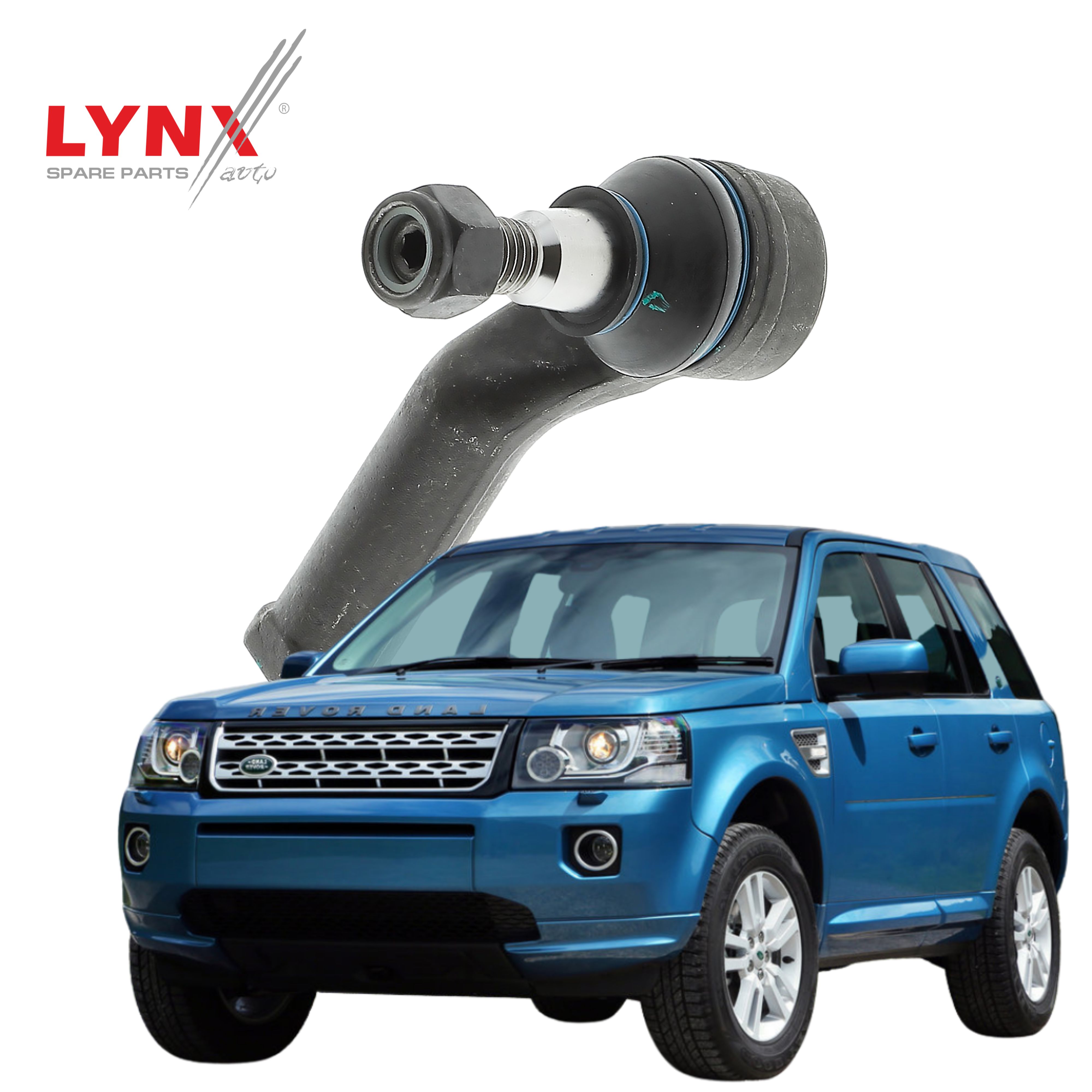 Наконечник рулевой Land Rover Freelander (2) / Лэнд Ровер Фрилендер 2006 2007 2008 2009 2010 2011 2012 2013 2014 / левый, 1шт, LYNXauto