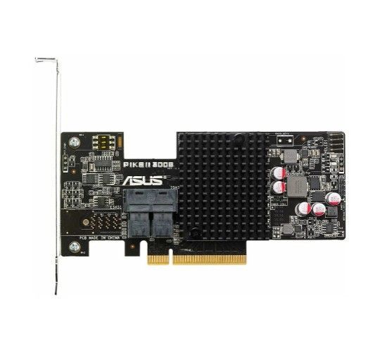 Контроллер ASUS PIKE II 3008-8I 8-port Internal SAS12G Card (MiniSAS HD), Integrated RAID