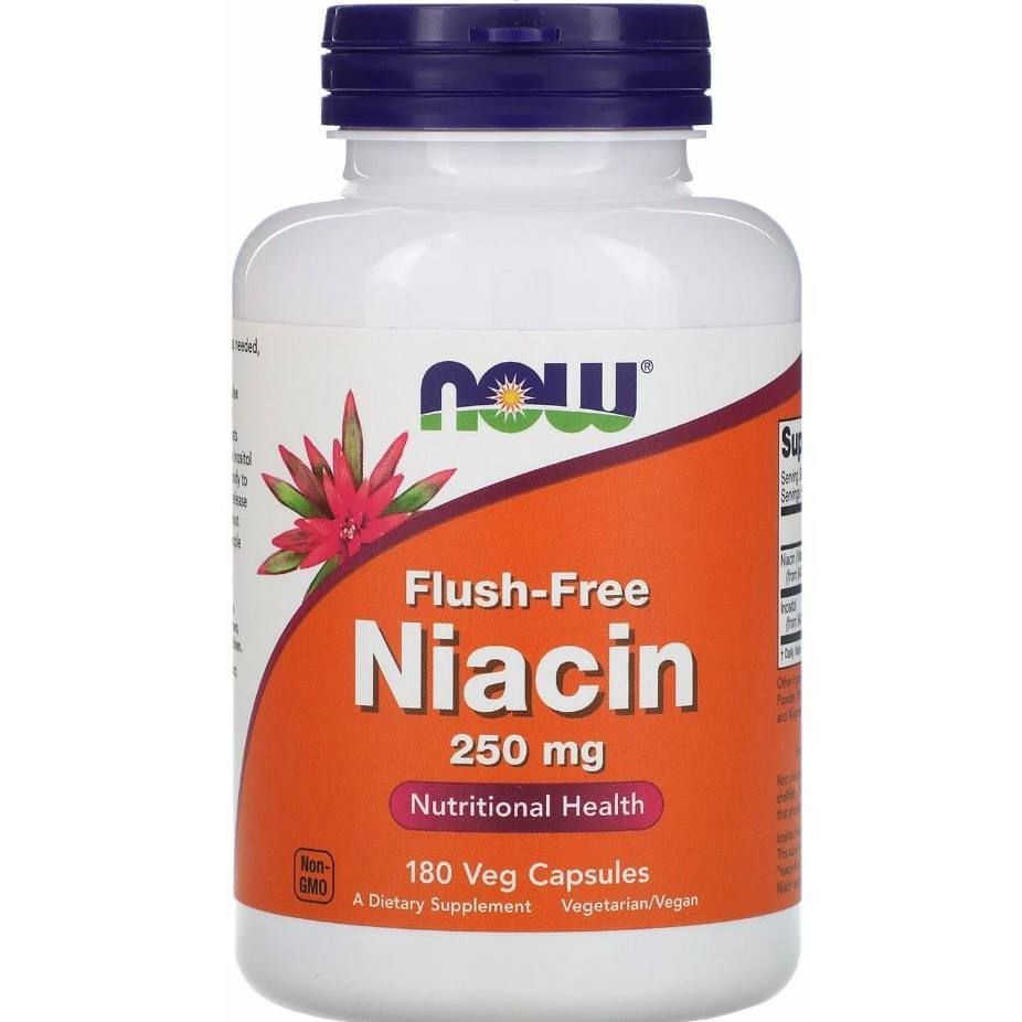 NowFoodsB3Niacin,250мг,180капсул,безприливов