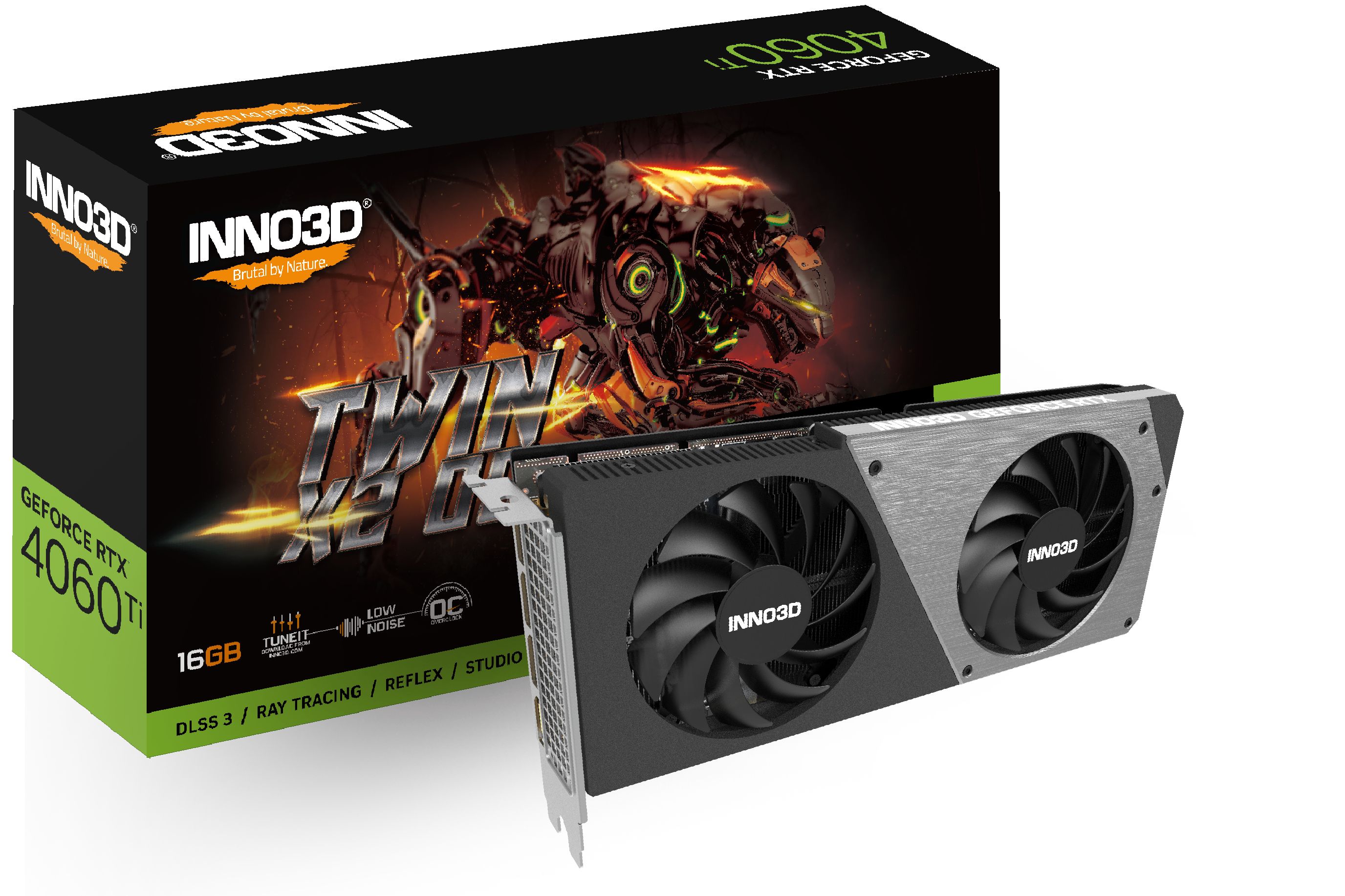 Видеокарта Inno3D GeForce RTX 4060 Ti, 16 ГБ - купить по низким ценам в  интернет-магазине OZON (1126825114)