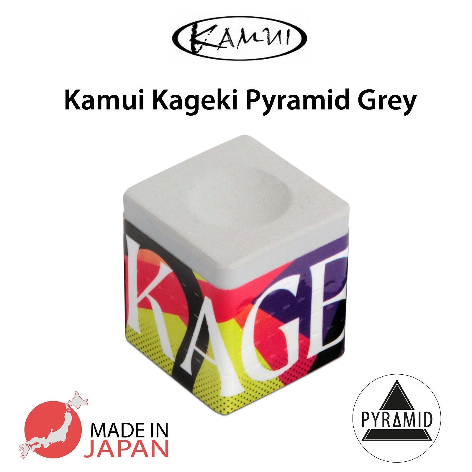 Мел для бильярда Kamui Kageki Pyramid Grey, серый, 1 шт. - купить с  доставкой по выгодным ценам в интернет-магазине OZON (1128771405)