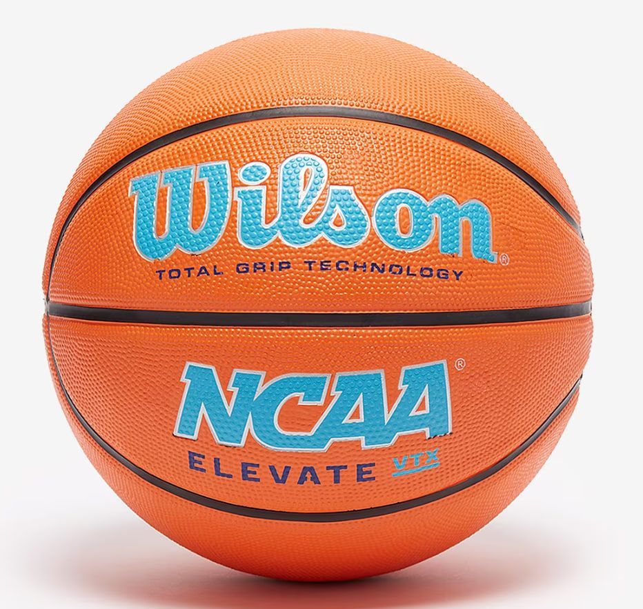 Мяч баскетбольный Wilson Баскетбольный мяч NCAA Elevate VTX Original, 7  размер, оранжевый, бирюзовый купить по выгодной цене в интернет-магазине  OZON (1140888685)