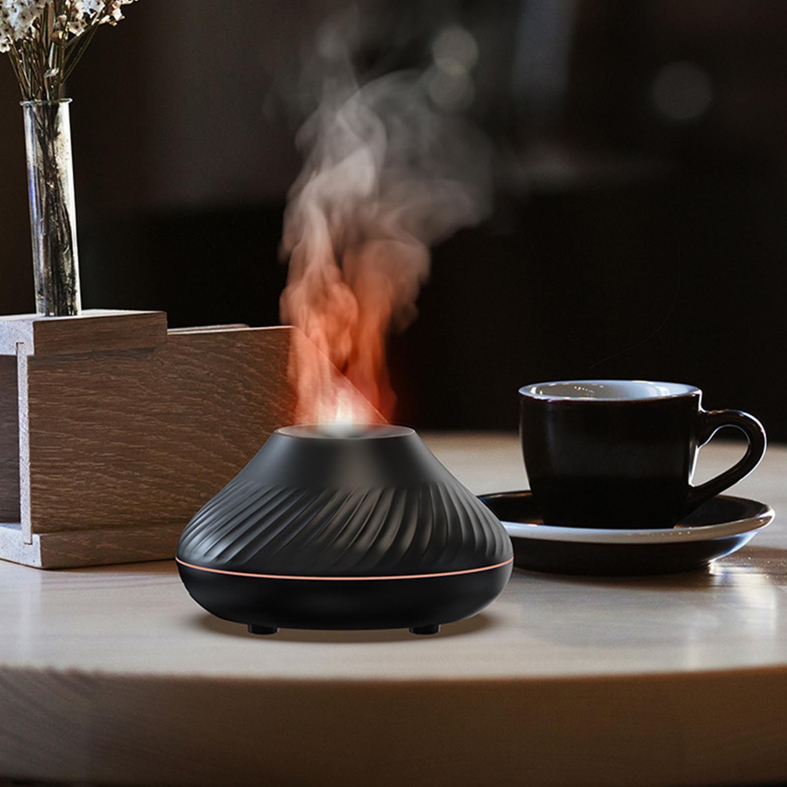 Flame Aroma Diffuser. Аромадиффузор с эффектом пламени. Увлажнитель с эффектом пламени. Увлажнители с имитацией пламени.