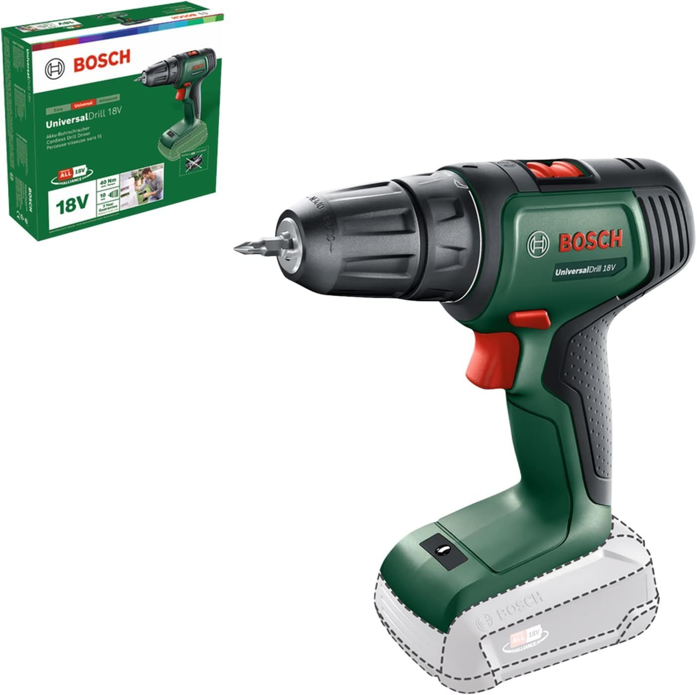 Bosch universal drill deals 18v