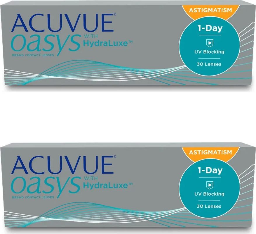 Acuvue oasys 0.75. Контактные линзы Acuvue Oasys 1-Day with Hydraluxe, 90 шт., r 9, d -3.