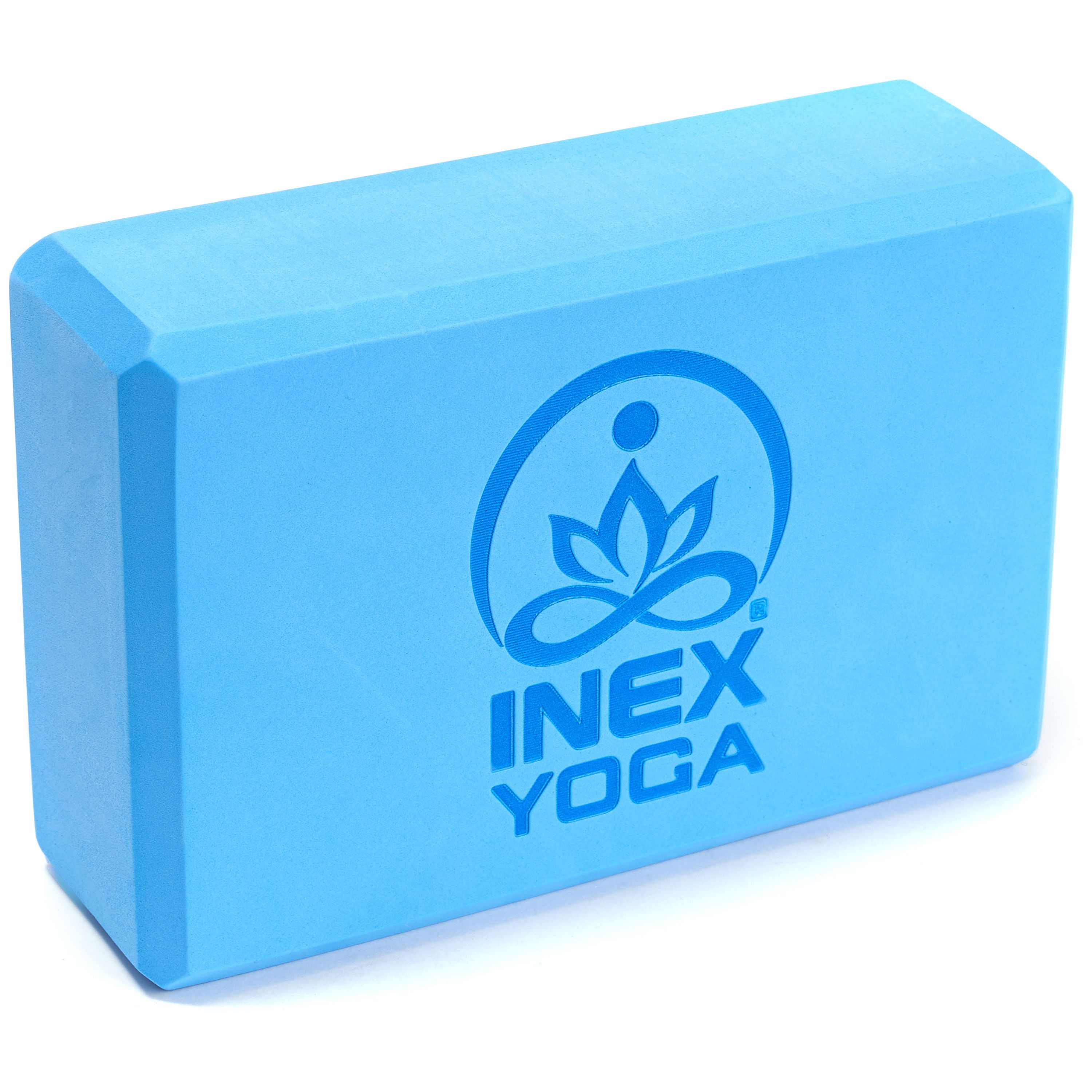 Блок для йоги INEX EVA Yoga Block, голубой