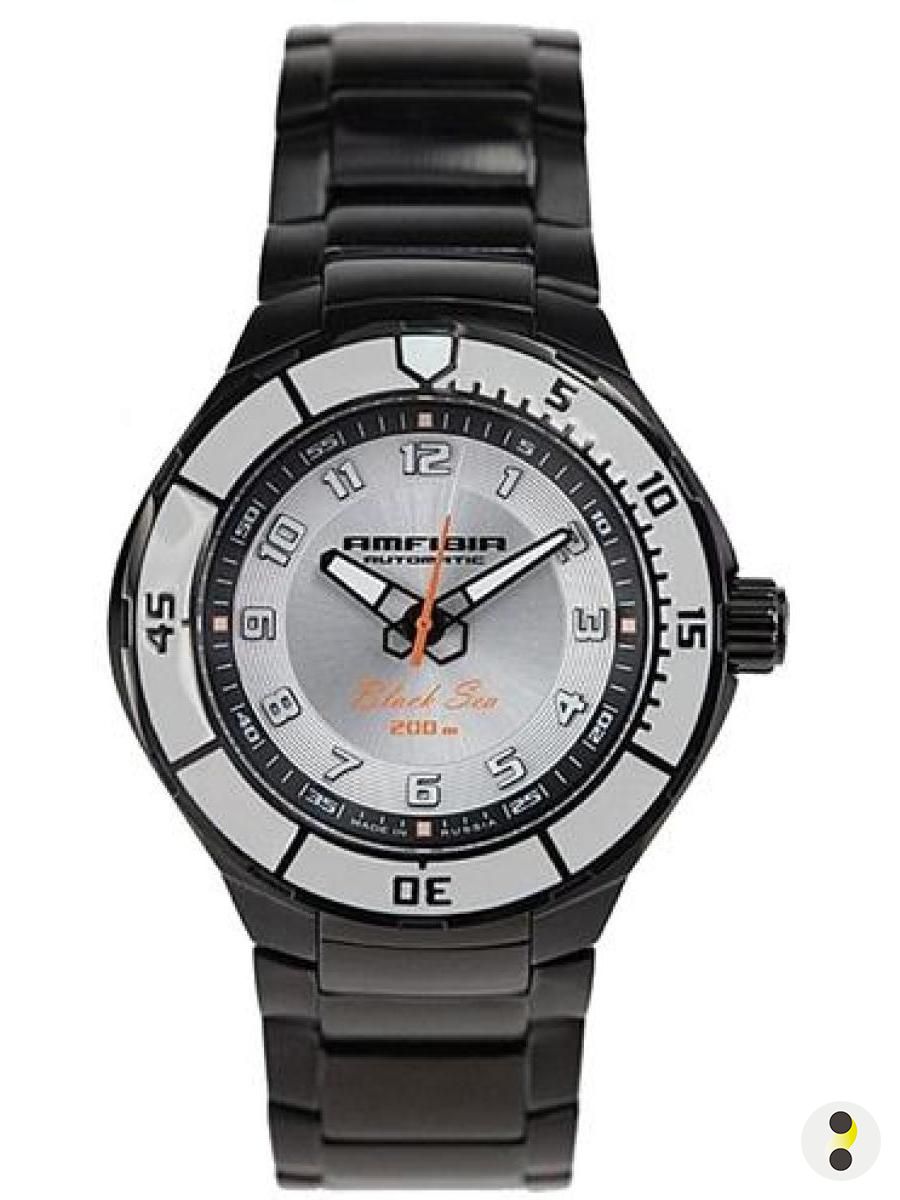 часы амфибия восток черный pdv. часы восток амфибия черные.