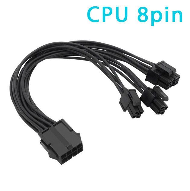 Переходник питание cpu. Разветвитель питания cpu 8 pin.
