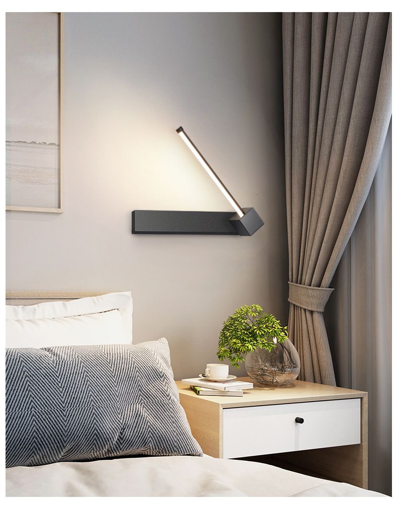 светильники для изголовья кровати на гибкой ножке в спальню светодиодный