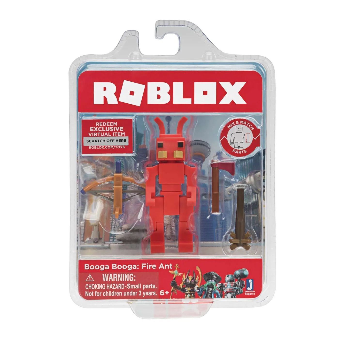 Фигурка персонажа Booga Booga: Fire Ant ROBLOX Jazwares - купить с  доставкой по выгодным ценам в интернет-магазине OZON (1185866396)