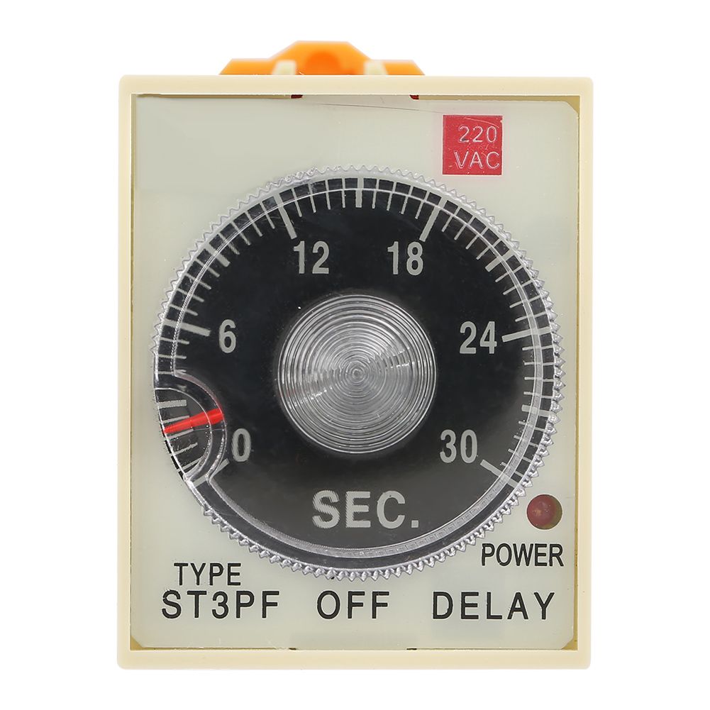 Delay timer. Механический таймер задержки отключения. Off timer. Delayed off.